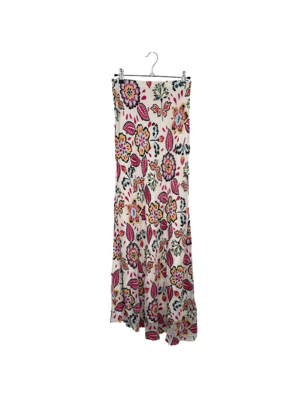 Rag & Bone Floral Midi Skirt Viscose Silk Blend, S